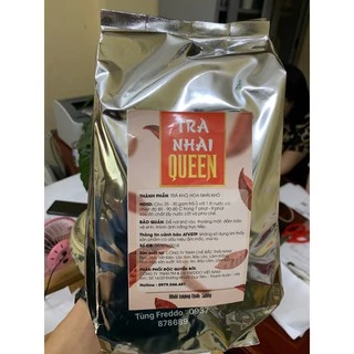 Lục Trà Lài - Trà Xanh Nhài Queen Gói 500gr - Pha Trà Hoa Quả, Trà Chanh, Trà Sữa Chuẩn Ngon, Cốt Rẻ