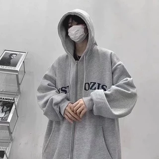 【M-5XL】Áo Khoác Có Mũ Trùm Dáng Rộng In Hình Giản Dị Thời Trang Dành Cho Nam Áo hoodie unisex form rộng áo hoodie simple nữ form rộng dày big size áo hoodie nỉ bông