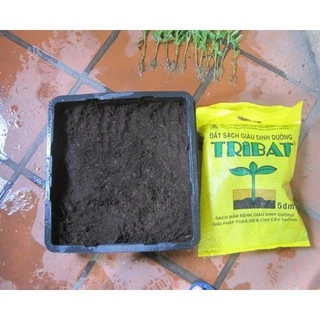 Đất Tribat trồng rau sạch, cây cảnh 5dm3(cân lẻ, 2.5kg)