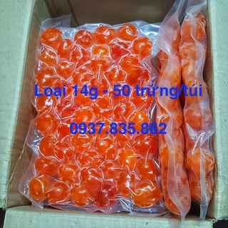 Lòng đỏ trứng muối loại 14 gram 50 trứng/túi