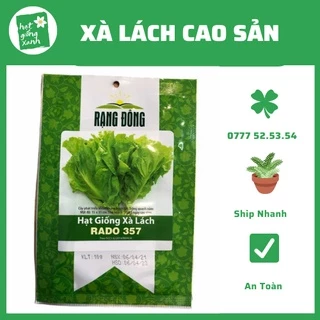 HẠT GIỐNG XÀ LÁCH CAO SẢN (10G), NẨY MẦM CỰC CHUẨN TRÊN 90%