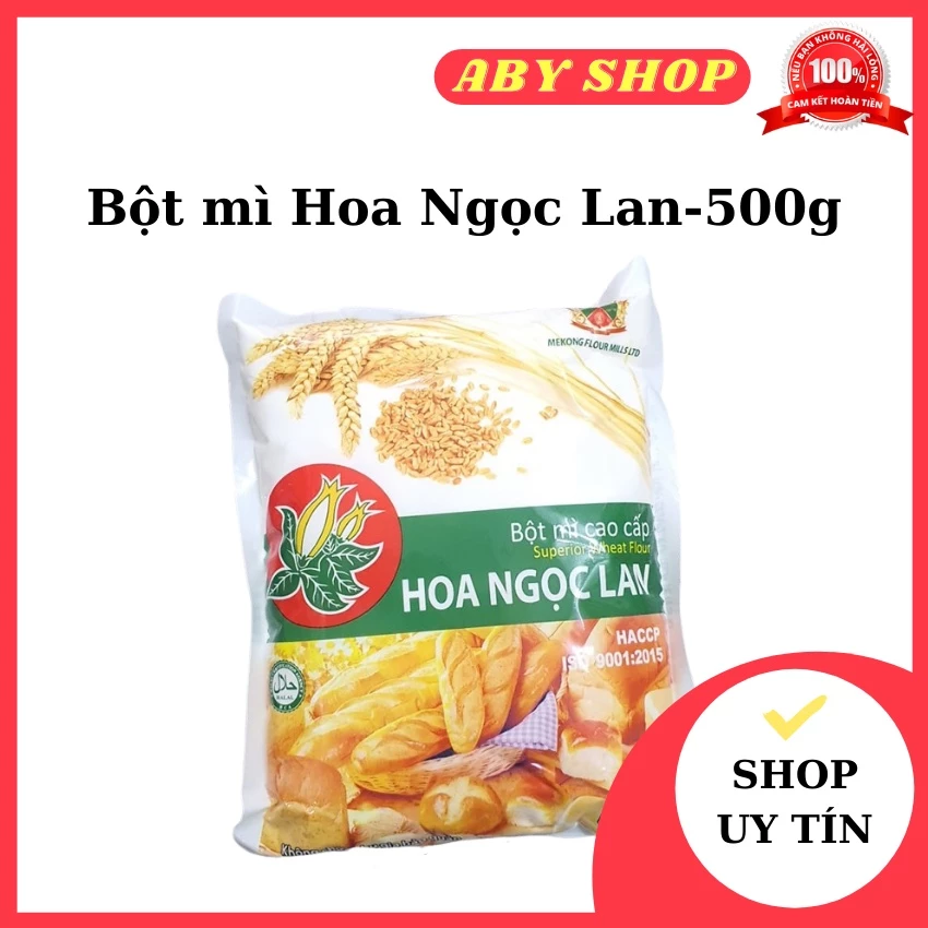 Bột mì Hoa ngọc lan 500g ⚡ HÀNG CAO CẤP ⚡ bột đa năng sử dụng trong nhiều gia đình Việt - túi 500g