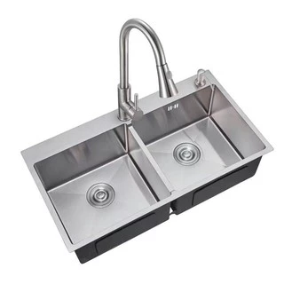 [GIÁ XƯỞNG]Combo Chậu Rửa Chén Bát INOX SUS 304 8245 và Xả Chậu(chưa bao gồm vòi)