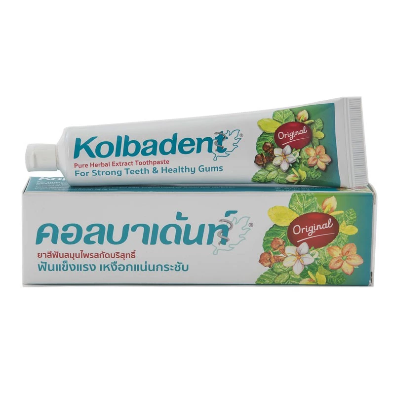 Kem đánh răng thảo dược Thái Lan Kolbadent Original 160g