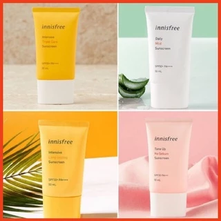 (giá sỉ) Kem Chống Nắng Innisfree Intensive Sunscreen 50ml [MẪU MỚI] shop bán màu hồng