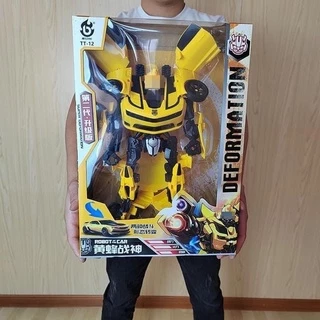 Đồ chơi rô bốt biến hình ô tô Transformer 2in1 siêu to