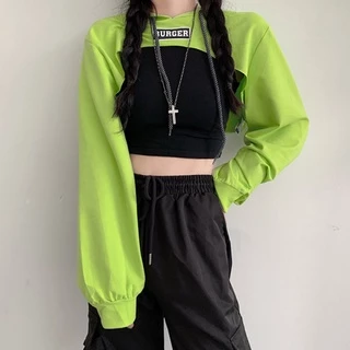 áo croptop dài tay