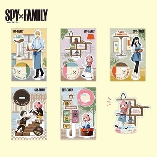 Standee SPY X FAMILY Gia Đình Điệp Viên 5 mẫu tượng acrylic anime mica chibi trang trí trưng bày mô hình