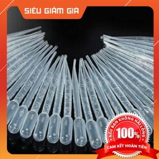 Ống hút nhỏ giọt pipet 3ml túi 100 cái