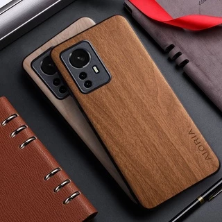 Ốp Lưng Cho Xiaomi 12T pro funda Họa Tiết Gỗ Tre Da Mặt Sau Cho Xiaomi 12T pro Vỏ Điện Thoại