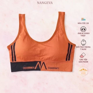 Áo Bra Tập Gym Dã Ngoại Thể Thao Cotton Cao Cấp NANGEVA