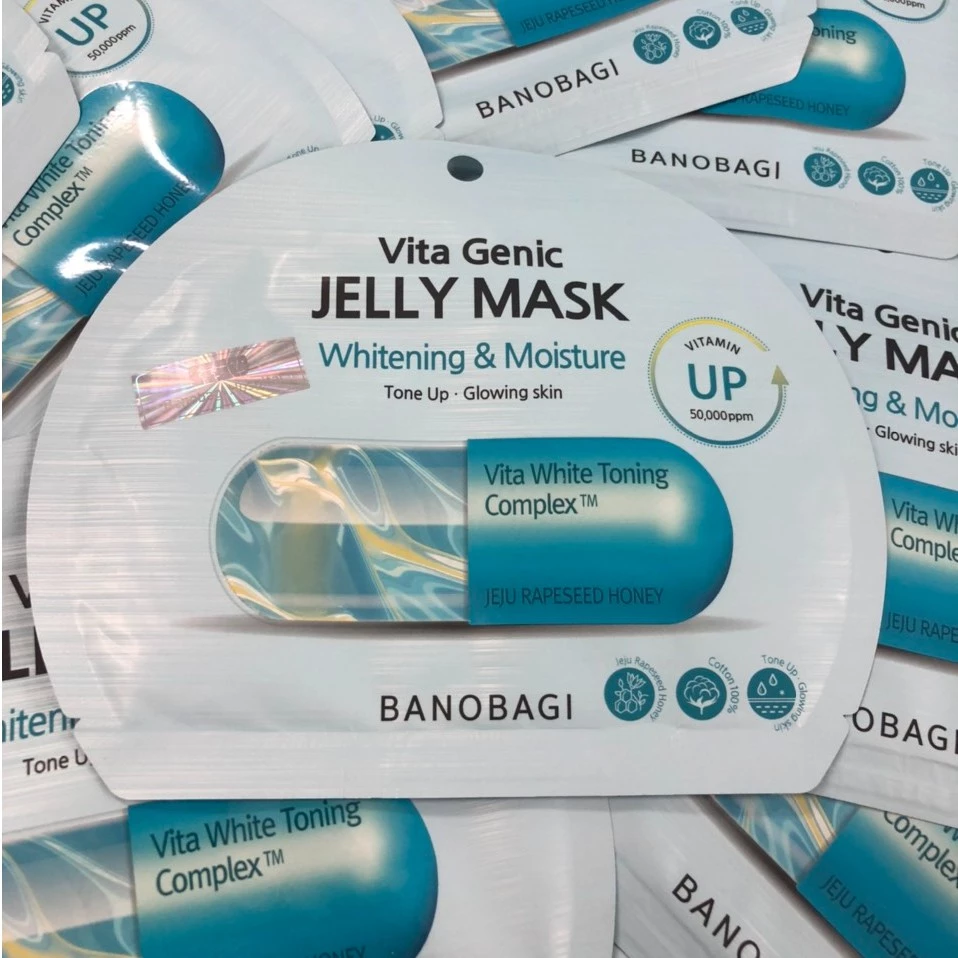 MẶT NẠ BANOBAGI VITA GENIC JELLY MASK WHITENING & MOISTURE ( XANH DƯƠNG )