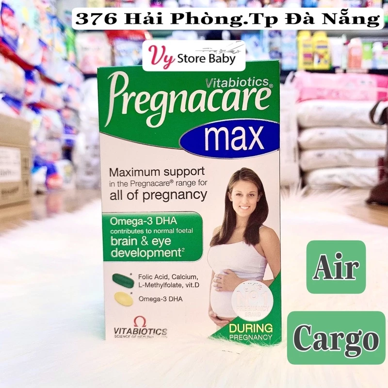 Pregnacare Max 84v,vitamin bầu thực phẩm bổ sung, chức năng pregnacare