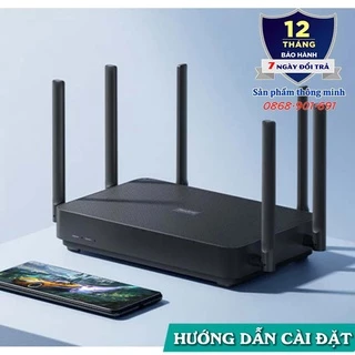 Bộ phát Wifi Router Xiaomi Redmi AX6S băng tần kép - Wifi 6 3200Mbps - hỗ trợ Mesh - kết nối 248 thiết bị