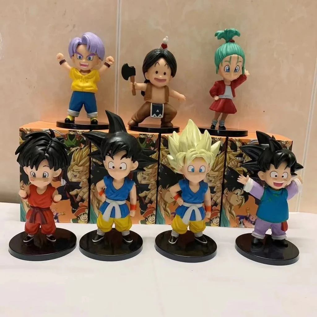 [1 CON] Mô hình NHÂN VẬT chibi goku mini dragon ball buu broly king vegeta super saiyan god dragonball Majin buu