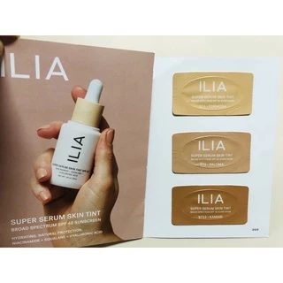 [AUTH 1000%]  Sample mẫu thử ILIA - Kem Nền ILIA Super Serum Skin Tint SPF40 Foundation