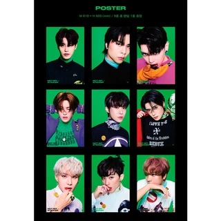 [Méo Store] Có sẵn poster ảnh nhóm NCT 127 hàng officical tặng kèm ống nhựa đựng