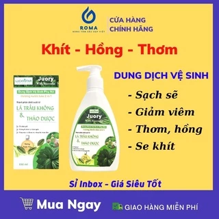 Dung Dịch Vệ Sinh Phụ Nữ Lá Trầu Không Hương Nước Hoa LuckyStar 2 trong 1 - ROMA