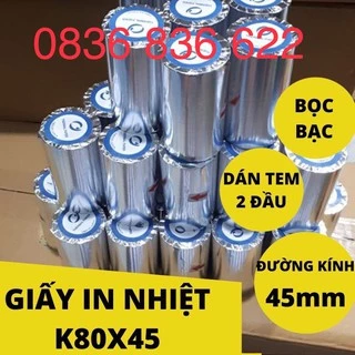 CB 10 cuộn GIẤY IN NHIỆT K80 x 45 - IN HÓA ĐƠN