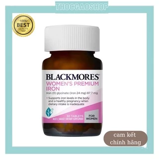 Sắt bầu Blackmores Pregnancy iron 30 viên Úc