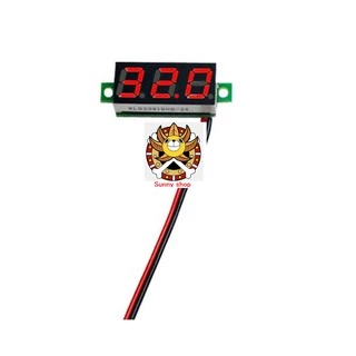 Volt Kế Điện Tử DC 0.36 inch, Đồng Hồ Đo Vôn, Điện Áp DC 4.5 - 30V Màn Hình LED Hiển Thị Màu Đỏ 2 Dây