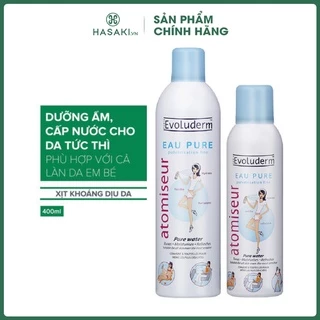 Xịt Khoáng Evoluderm Atomiseur Eau Pure Evoluderm Hasaki Sản Phẩm Chính Hãng