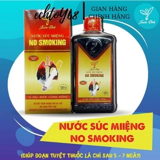 [ Mua lẻ giá sỉ ] Nước súc miệng cai thuốc lá thuốc lào vĩnh viễn Xuân Vinh 400ml