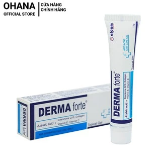 [DERMA] Gel giảm mụn, dưỡng trắng mịn da Gamma Derma Forte Gel 15g (Bản Thường)