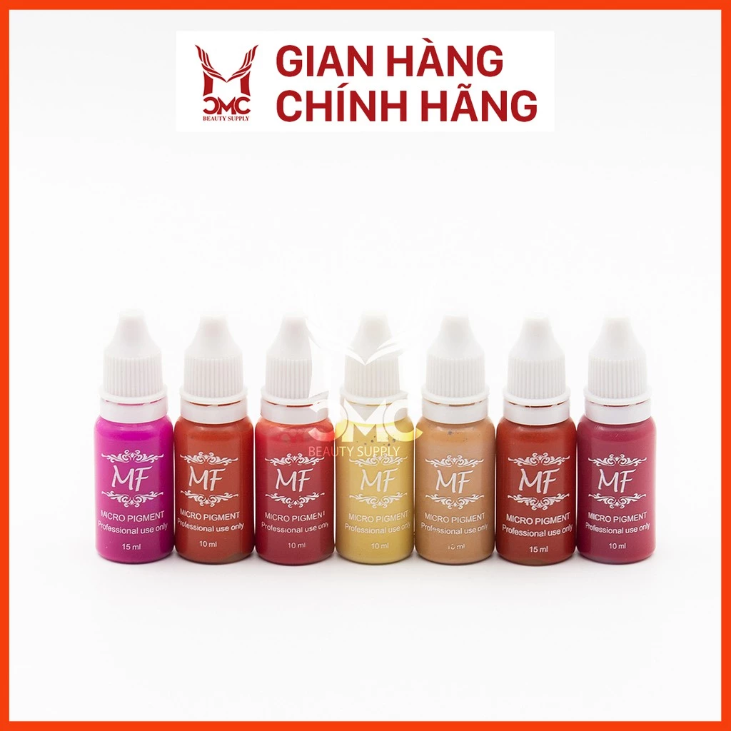 Mực xăm môi MF 15ml hữu cơ Thái Lan nhanh bám màu , bong đậm