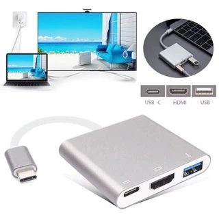 Cáp chuyển tín hiệu Type C sang Hdmi và Usb 3.0 hàng xịn chât lượng cao