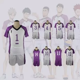 Bộ đồng phục hóa trang nhân vật Ushijima Wakatoshi Tendo Satorizawa trong anime Haikyuu!