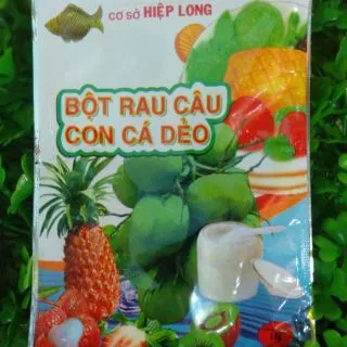 1 GÓI BỘT RAU CÂU CON CÁ DẺO{12 G}