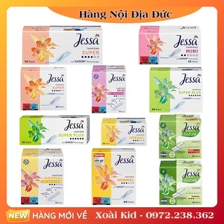 Băng vệ sinh Tampon Jessa Đức đủ size - Date mới đủ Bill