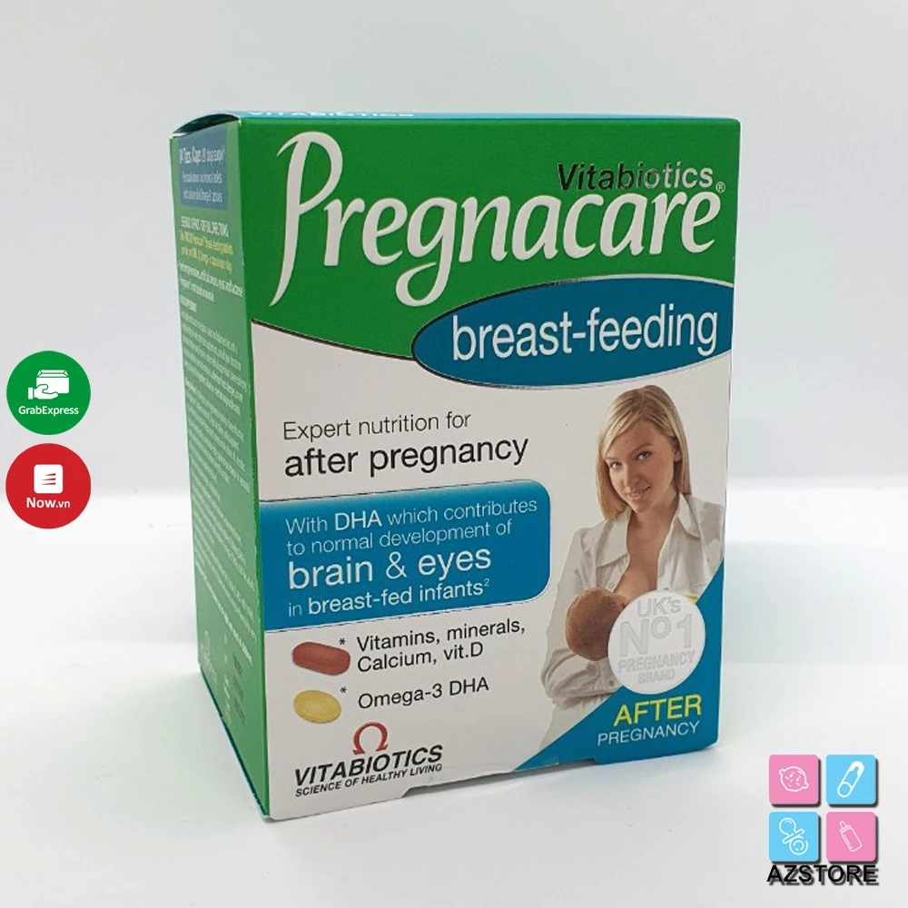 Vitamin tổng hợp Pregnacare Breast feeding cho mẹ sau sinh - 84v: Uk