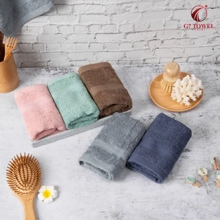 Khăn mặt cotton cao cấp G7 TOWEL-MOTTA FT03, 30x50cm, 100% sợi cotton nhập khẩu mềm mại, kháng khuẩn, thấm hút nước tốt