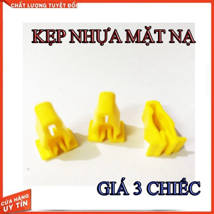 🥇 CHỐT KẸP NHỰA VÀNG GẮN MẶT NẠ XE MÁY ( SH , SH MODE , LEAD, VISION ( GIÁ  3 CHIẾC) 🥇 (hình thật)