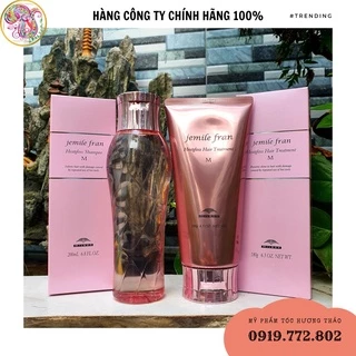 DẦU GỘI XÃ MILBON JEMILE FRAN (M) DÀNH CHO TÓC SỢI TRUNG BÌNH 200ml + 180g