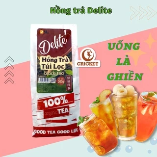 Hồng Trà Delite 300g (30 túi lọc) - Pha hồng trà sữa, trà trái cây nhiệt đới, thơm ngon đậm vị