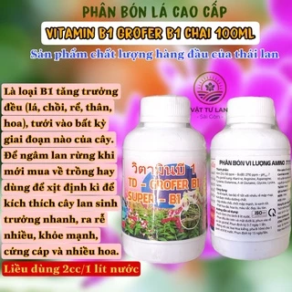 Phân bón lá Thái Lan Grofer B1 Thái Trắng 100ml