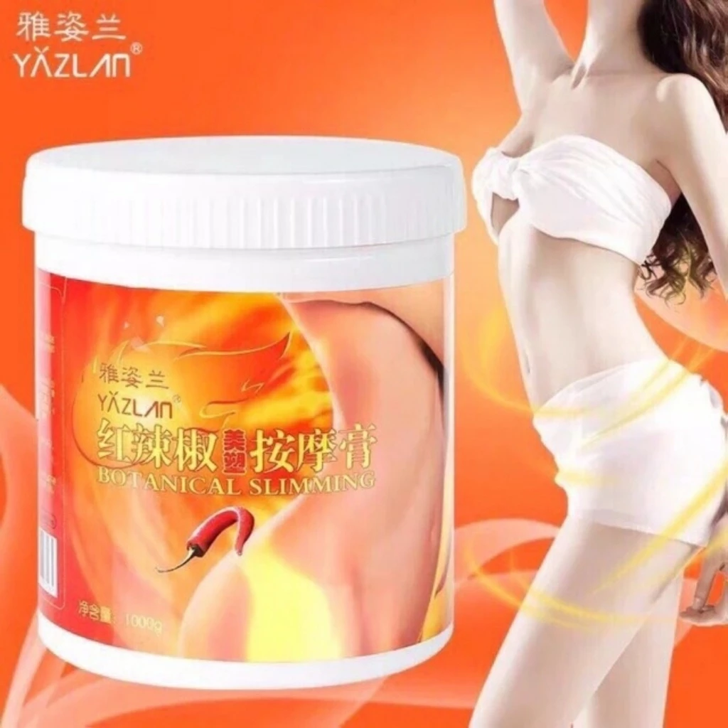 Kem ớt massage giảm béo bụng hũ lớn 1kg