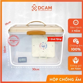 Combo hộp chống ẩm máy ảnh + máy hút ẩm + ẩm kế