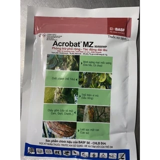 Thuốc trừ bệnh Acrobat Mz 90/600wp (gói 100gr) chuyên trừ bệnh sương mai chết nhanh xì mủ loét sọc