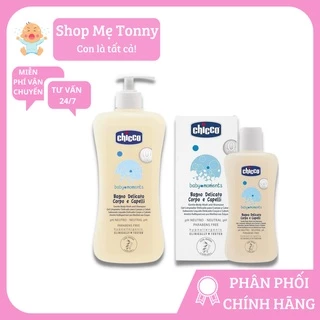 Sữa tắm gội Chicco yến mạch cho bé từ 0M+