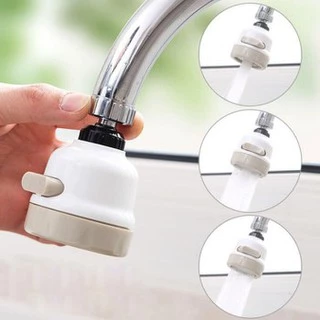 Đầu Vòi Rửa Bát Tăng Áp Xoay 360 Độ Siêu Mạnh Với 3 Chế Độ Phun Tiết Kiệm Nước