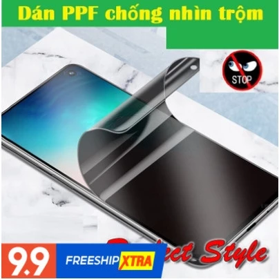 Dán PPF chống nhìn trộm iphone 6 7 8 6P 7P 8 PLus x xs Xr Xs max 11 pro max 12 pro 12 mini