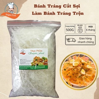 Bánh Tráng Cắt Sợi Làm Bánh Tráng Trộn 500G Saigonfood