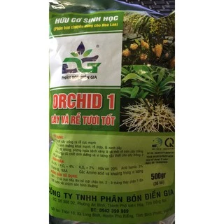 Phân bón hữu cơ gói 36 túi lưới ORCHID ĐG tốt rễ cho hoa lan cây cảnh