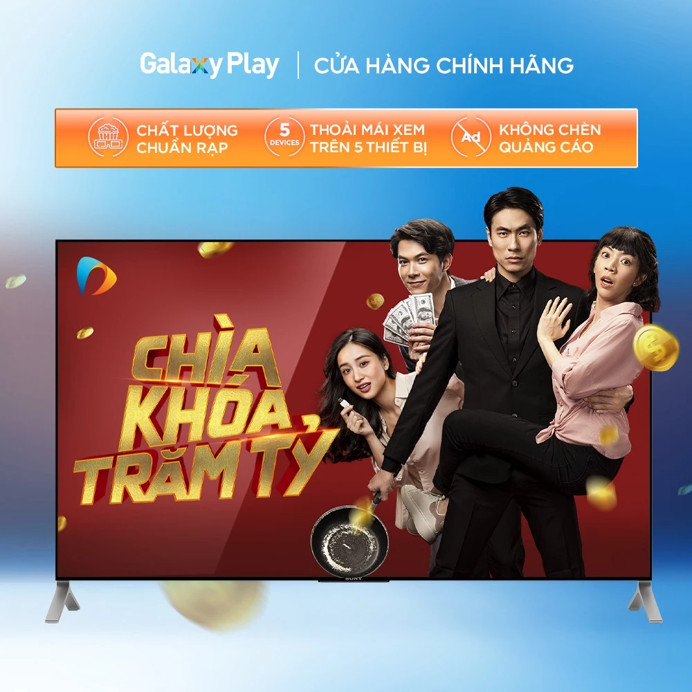 Toàn quốc [E-voucher] - Phim thuê Chìa Khóa Trăm Tỷ trên ứng dụng Galaxy Play