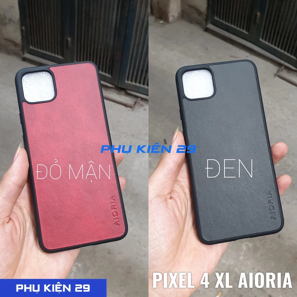 [Google Pixel 4XL/ 4 XL] Ốp lưng chống sốc vân da Viseon