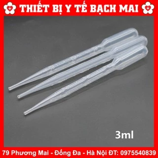 Combo 100 Ống Hút Sữa Pipet 3ml